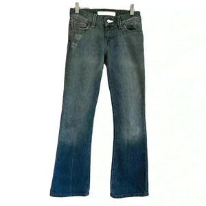 JOE’s JEANS Boot Cut Slightly Distressed Denim Pants Size 25 Ben Blue